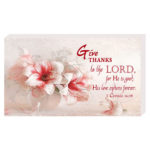 Give thanks to the Lord - Plachetă birou engleza