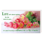 Life isn,t about waiting - Plachetă birou engleza