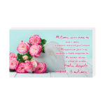 Mulțumesc pentru inima ta - Plachetă birou