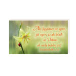 Aki figyelmez az igére - Plachetă birou maghiară