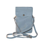 Geantă albastru deschis pentru fete din piele naturală1