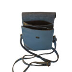 Geantă albastru deschis pentru fete din piele naturală - imagine 3