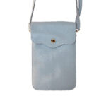 Geantă albastru deschis pentru fete din piele naturală - imagine 4