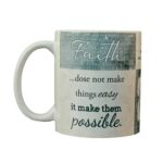 Faith - Cană verset engleză